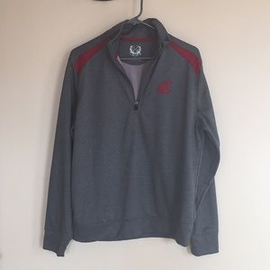 WSU Cougar Half Zip Sweatshirt